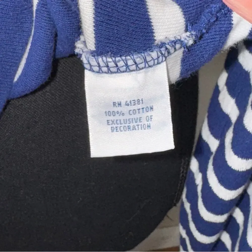 Polo Ralph Lauren Men’s Crew Neck Terry Cloth Striped Sweater Blue White Size M